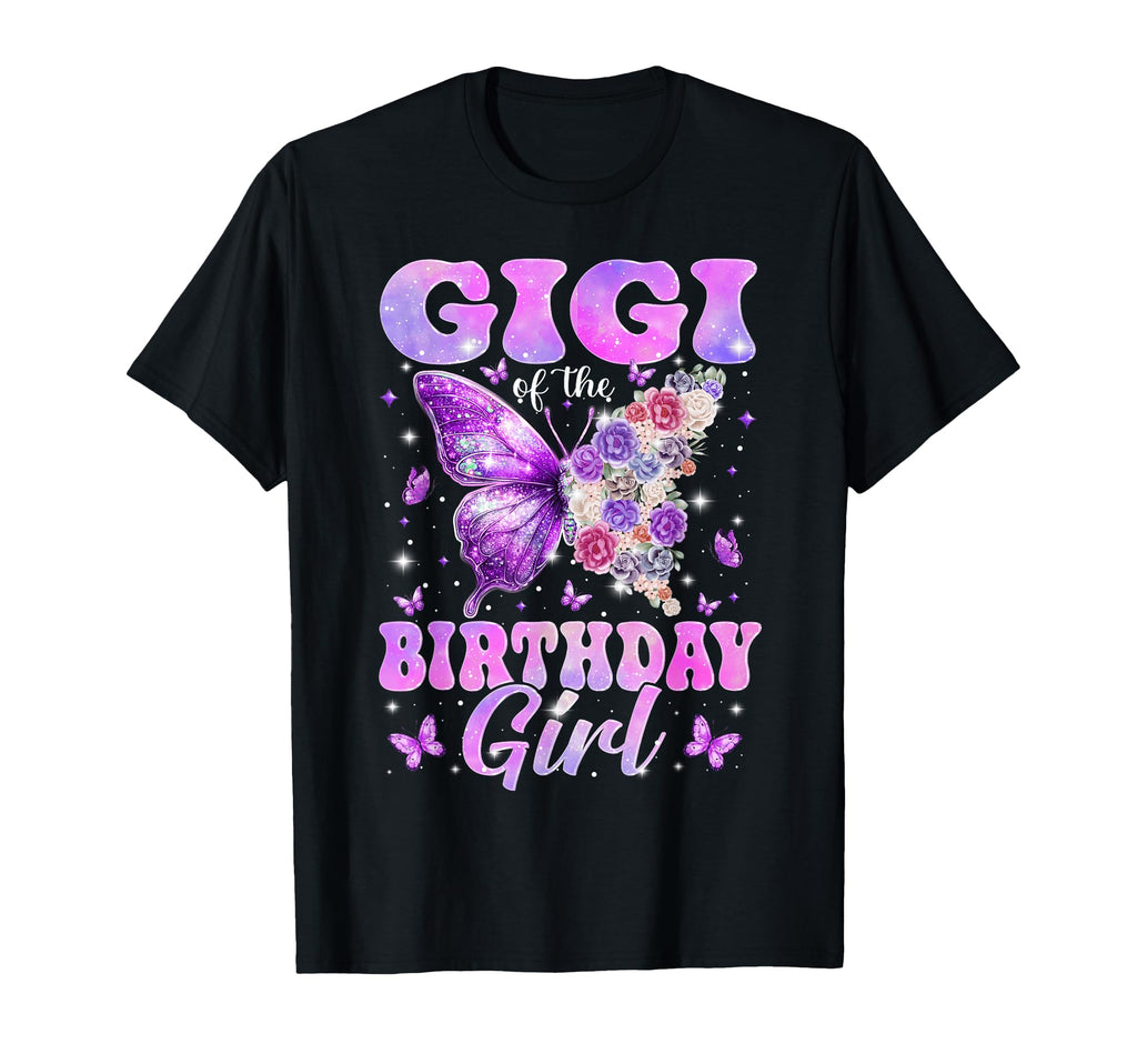 Gigi Birthday Butterfly Family Matching T-Shirt - Graphic Print for Adults - T-Shirt, Sweatshirt, Hoodie