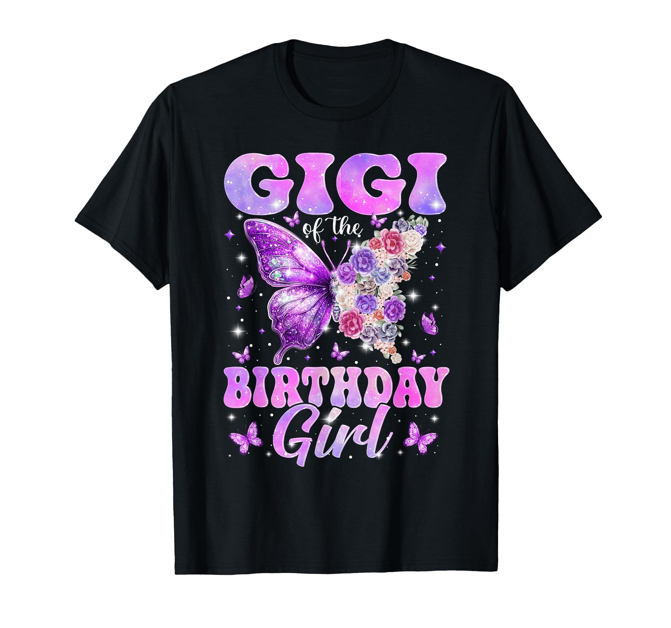 Gigi Birthday Butterfly Family Matching T-Shirt - Graphic Print for Adults - T-Shirt, Sweatshirt, Hoodie