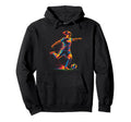 Colorful Funny Soccer Fan Dad Mom Game Hoodie - Unique Graphic Men Women - T-Shirt, Sweatshirt, Hoodie