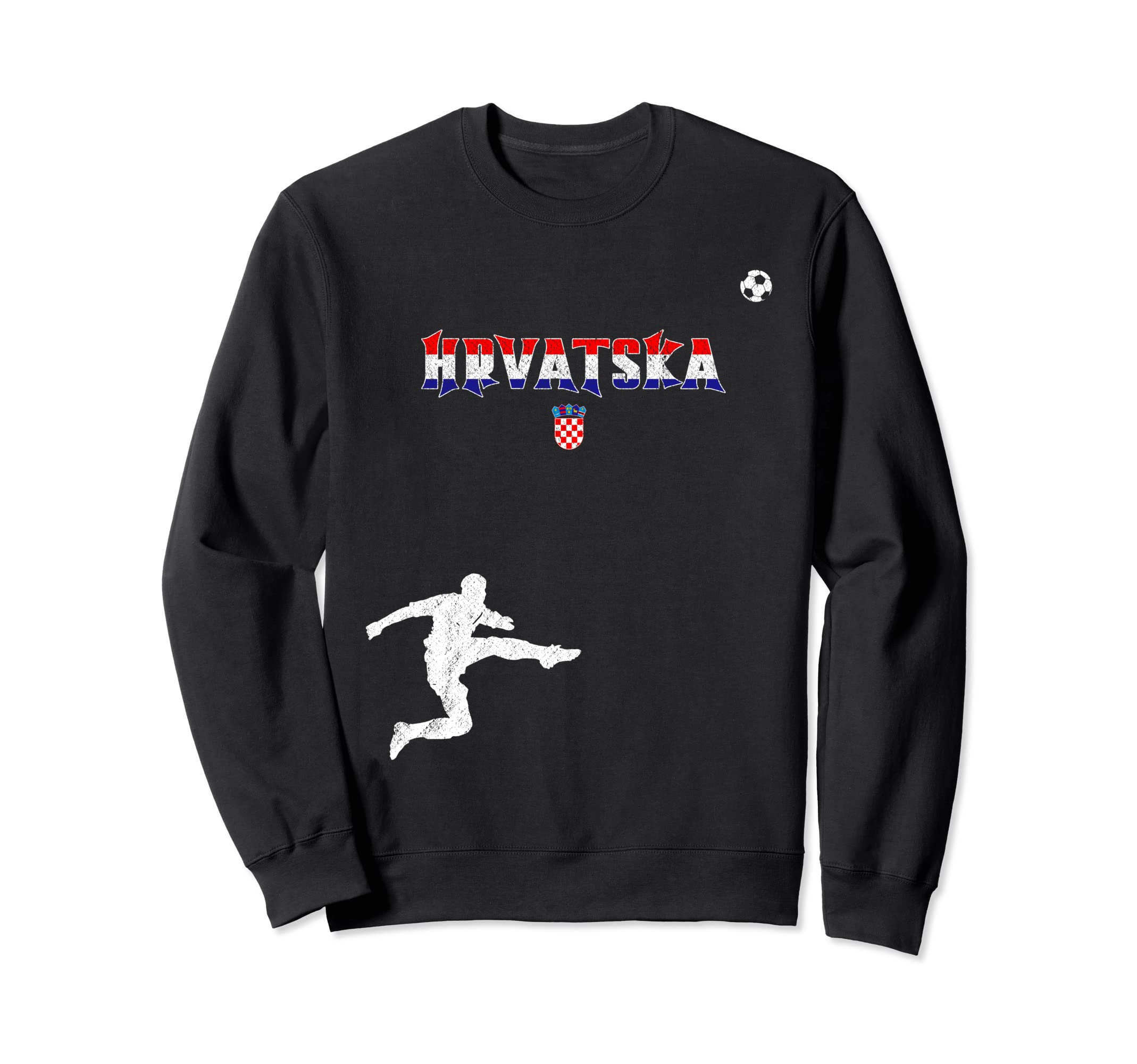 Nogomet Hrvatska Football Sweatshirt - Fun Novelty Design for Adults - T-Shirt, Sweatshirt, Hoodie