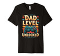 Dad Level Unlocked Funny Gamer Dad T-Shirt - Fun Novelty Design for Adults - T-Shirt, Sweatshirt, Hoodie