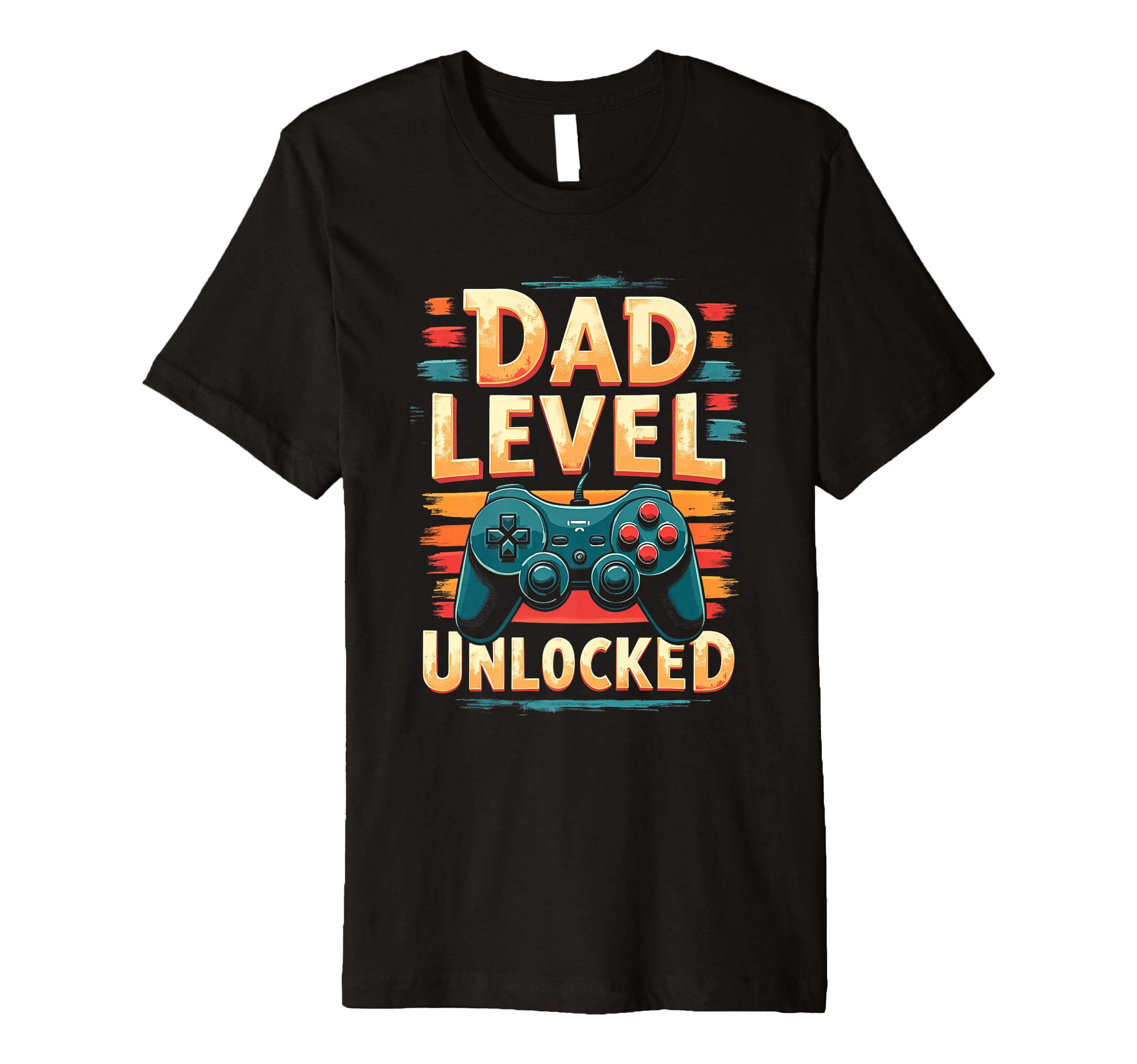 Dad Level Unlocked Funny Gamer Dad T-Shirt - Fun Novelty Design for Adults - T-Shirt, Sweatshirt, Hoodie