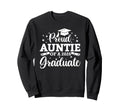 Proud Auntie 2026 Graduate Senior Sweatshirt - Minimalist Print for Adults - T-Shirt, Sweatshirt, Hoodie