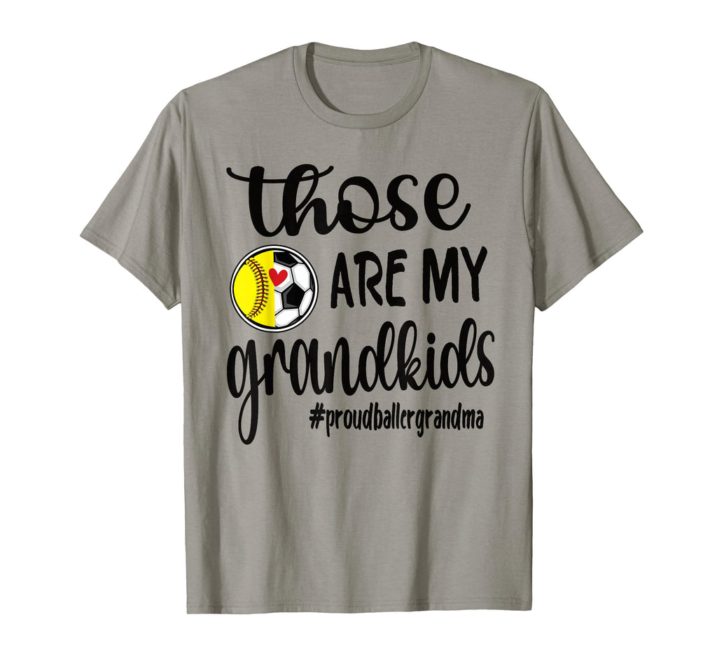Grandkids Softball Soccer Player T-Shirt - Novelty Apparel Men Women - T-Shirt, Sweatshirt, Hoodie