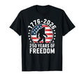 Bigfoot Patriotic 250 Years Freedom T-Shirt - Aesthetic Graphic Unisex - T-Shirt, Sweatshirt, Hoodie