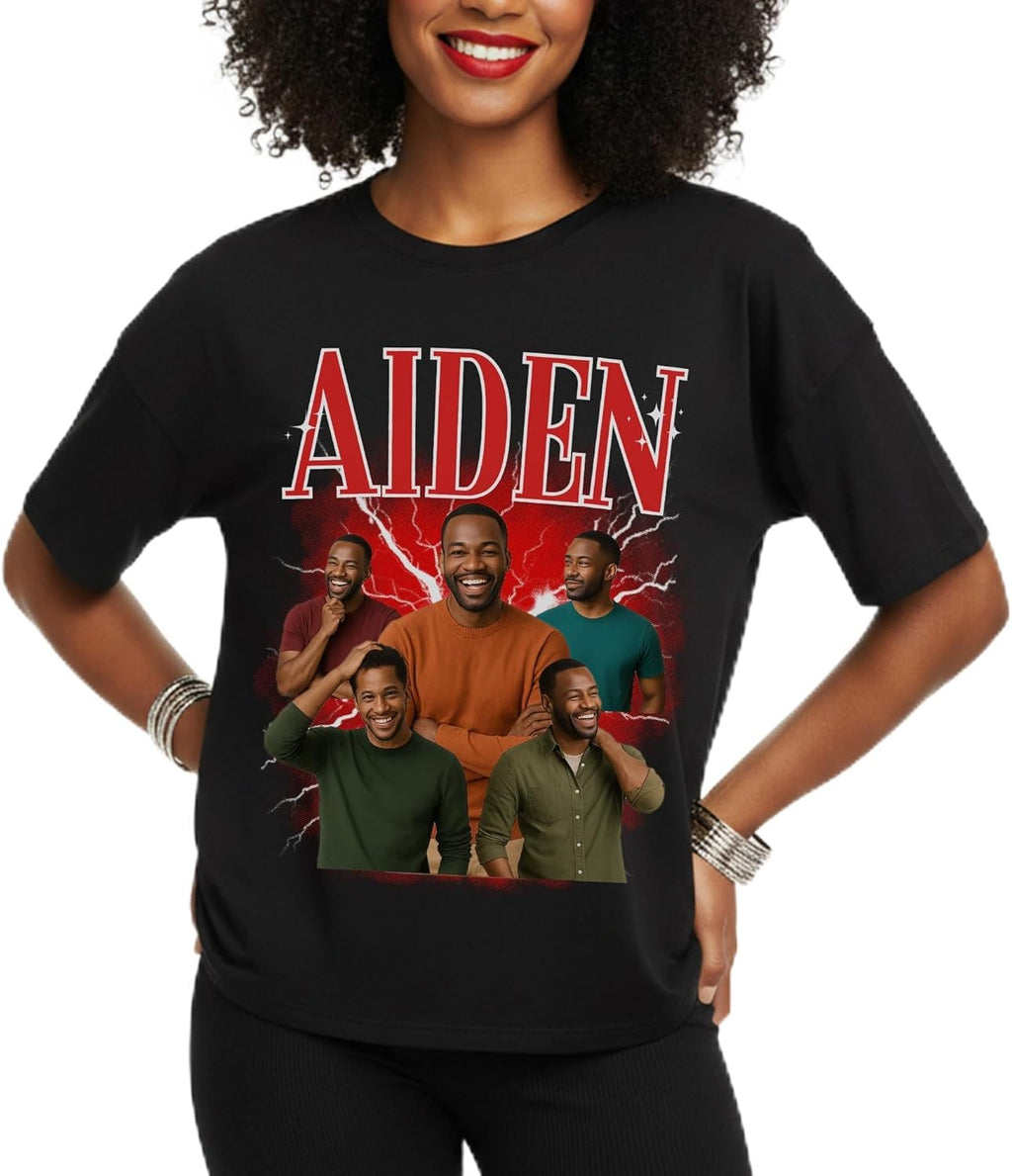 Custom Face Bootleg Valentine's Day Add Text Up to 5 - Adult & Kids T-Shirts, Sweatshirts & Hoodies apparel design preview 1