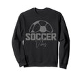 Soccer Vibes Soccer Player Sweatshirt - Aesthetic Graphic Unisex - T-Shirt, Sweatshirt, Hoodie