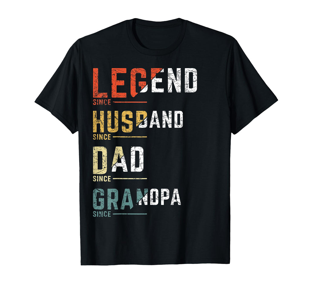 Fathers Day Dad Legend Husband Dad T-Shirt - Aesthetic Graphic Men Women - T-Shirt, Sweatshirt, Hoodie