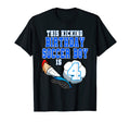 This Birthday Soccer Is 4 Soccer Theme T-Shirt - Trendy Graphic for Adults - T-Shirt, Sweatshirt, Hoodie