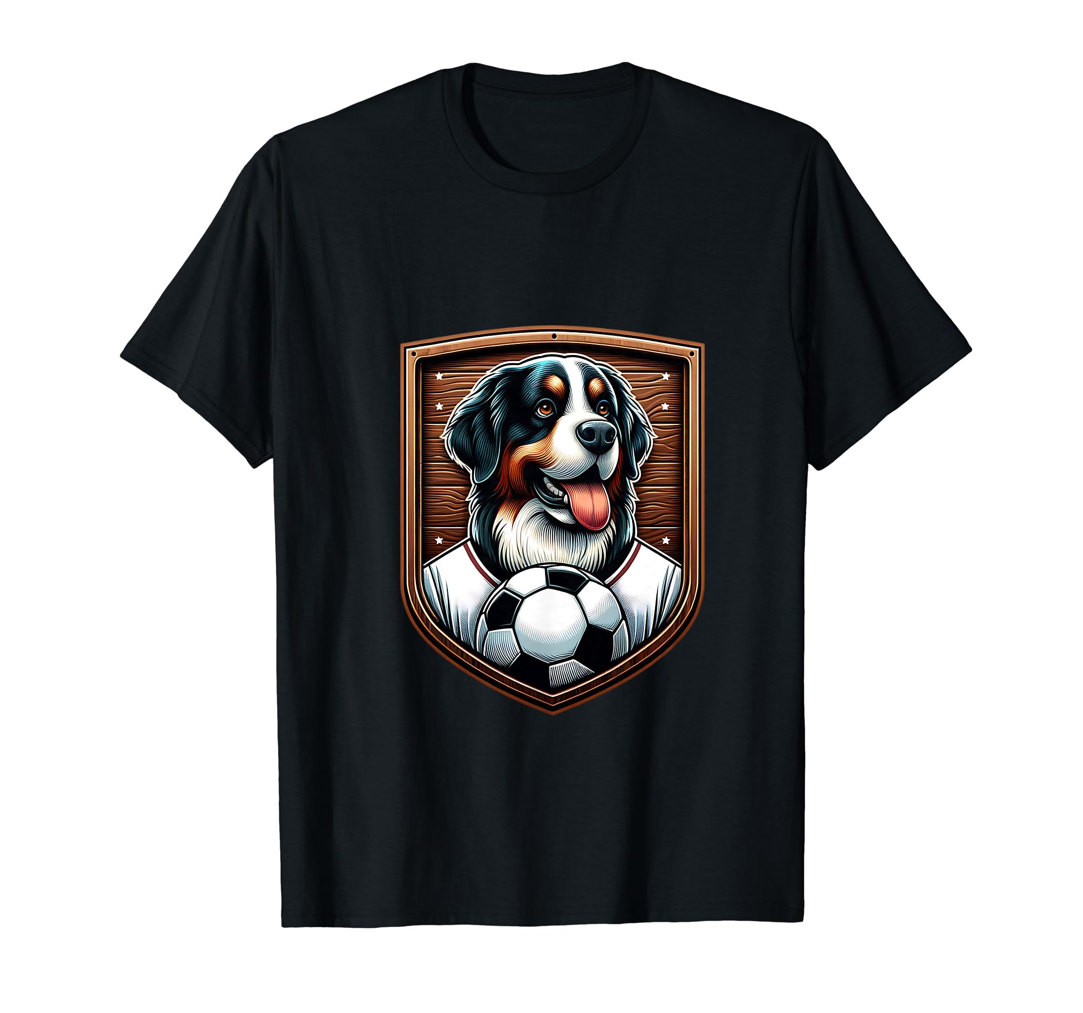 Bernese Mountain Dog Soccer Player Fan T-Shirt - Trendy Graphic Men Women - T-Shirt, Sweatshirt, Hoodie