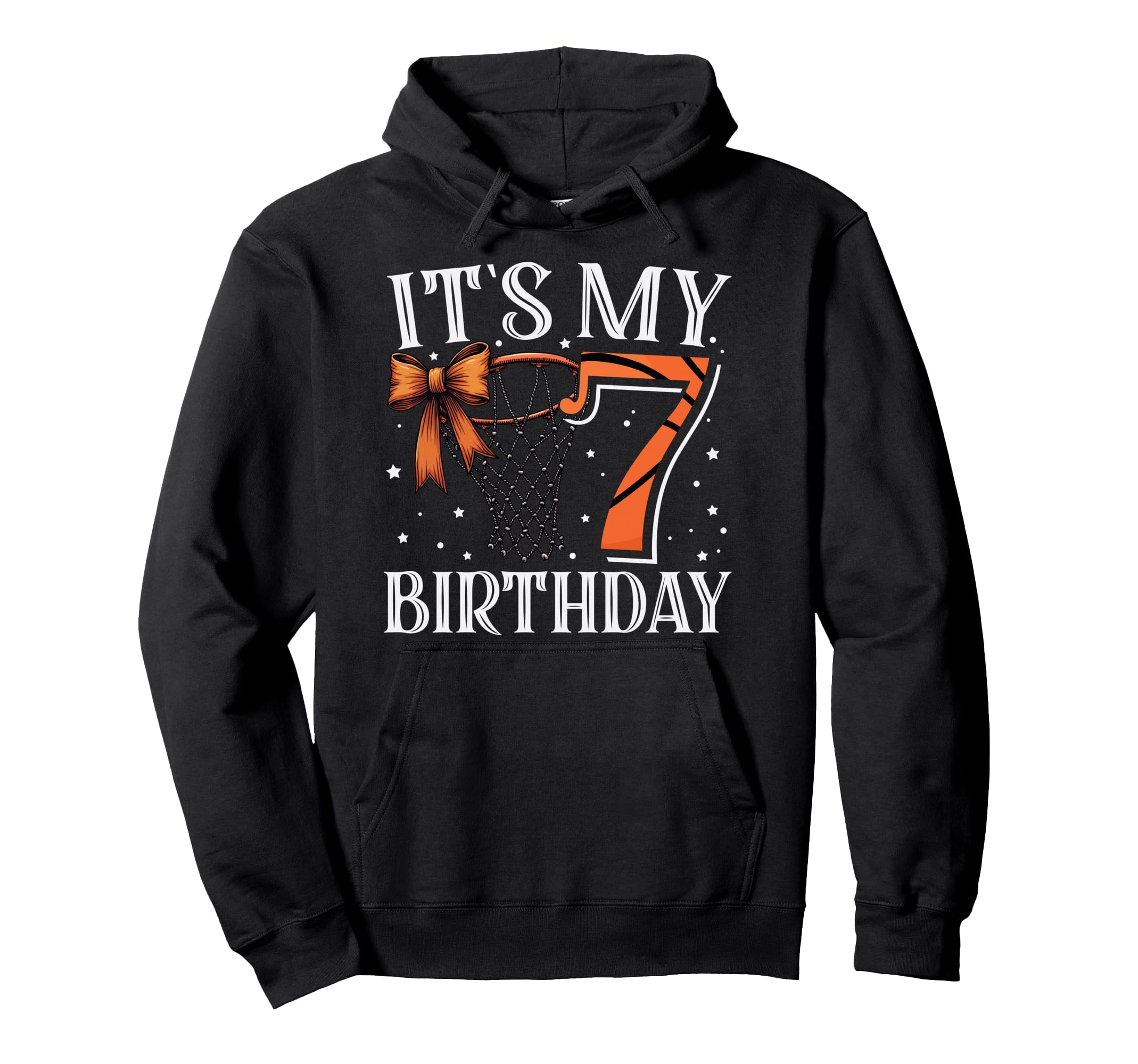 Its My 7 Birthday Seven Basketball Hoodie - Minimalist Print Men Women - T-Shirt, Sweatshirt, Hoodie
