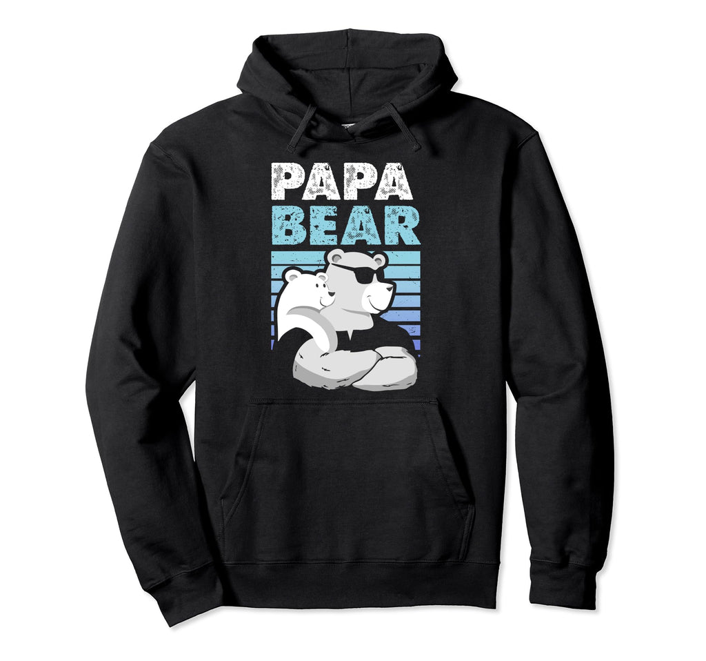 Papa Bear Cub Adorable Father Son Bonding Hoodie - Streetwear Style Unisex - T-Shirt, Sweatshirt, Hoodie
