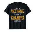 Im Mechanic And Grandpa Funny Aircraft T-Shirt - Minimalist Print Unisex - T-Shirt, Sweatshirt, Hoodie