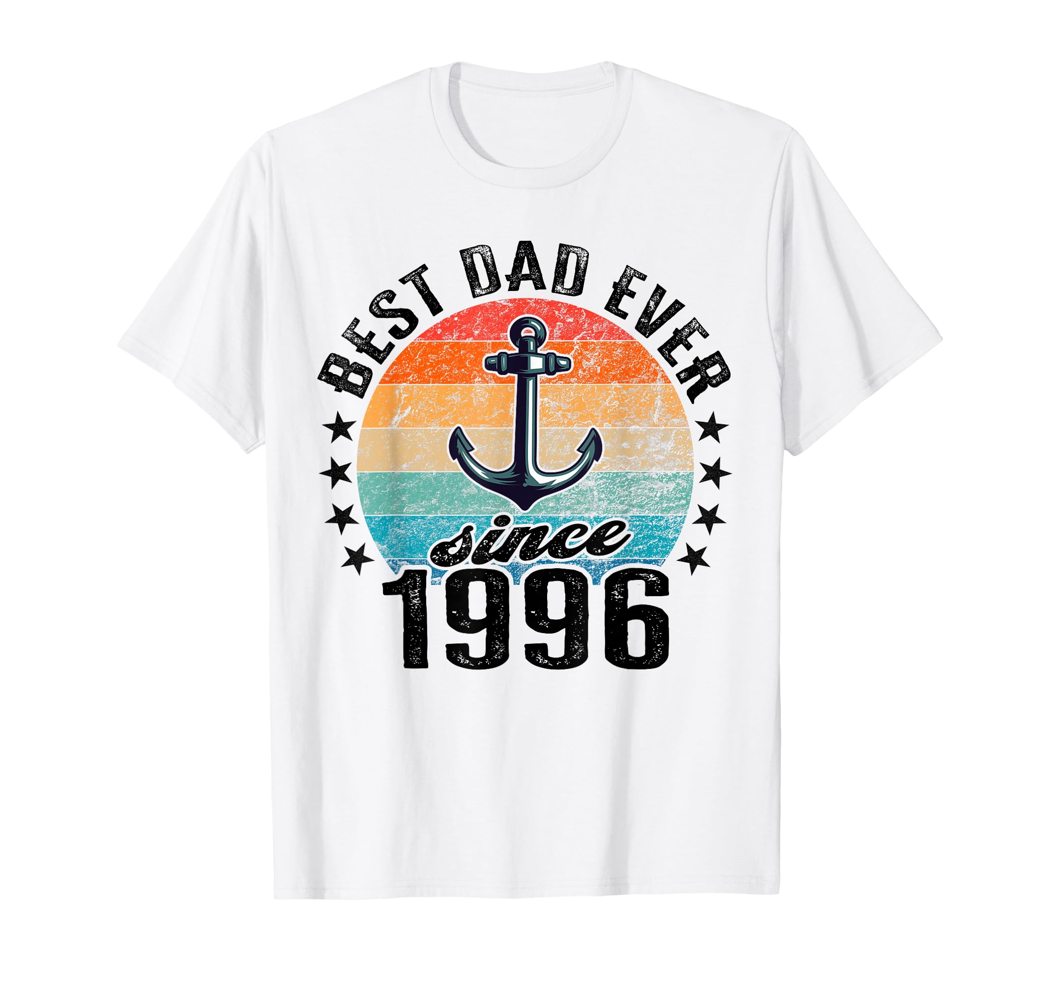 Best Dad World No Joke Dad Since 1996 T-Shirt - Aesthetic Graphic Unisex - T-Shirt, Sweatshirt, Hoodie