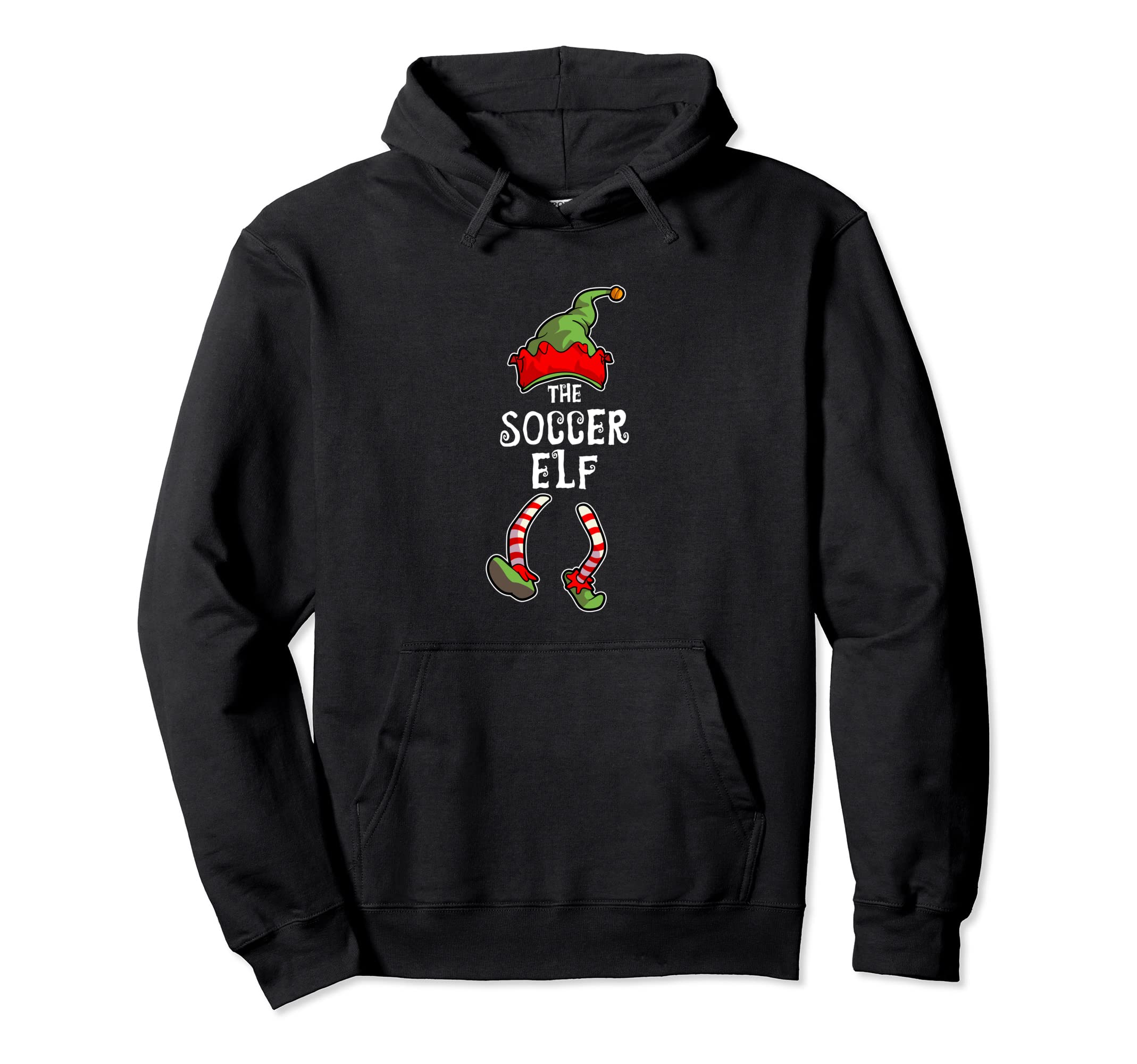 Soccer Elf Family Matching Group Funny Hoodie - Minimalist Print Unisex - T-Shirt, Sweatshirt, Hoodie