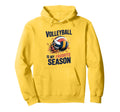 Volleyball Is My Favorite Season Dad Hoodie - Aesthetic Graphic Men Women - T-Shirt, Sweatshirt, Hoodie