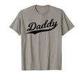 Daddy Baseball Script Cursive T-Shirt - Fun Novelty Design for Adults - T-Shirt, Sweatshirt, Hoodie