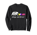Lgbtq Papa Bear Nonbinary Sweatshirt - Custom Art Print for Adults - T-Shirt, Sweatshirt, Hoodie