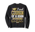 Proud Cousin Nursing 2026 Graduate Sweatshirt - Minimalist Print for Adults - T-Shirt, Sweatshirt, Hoodie