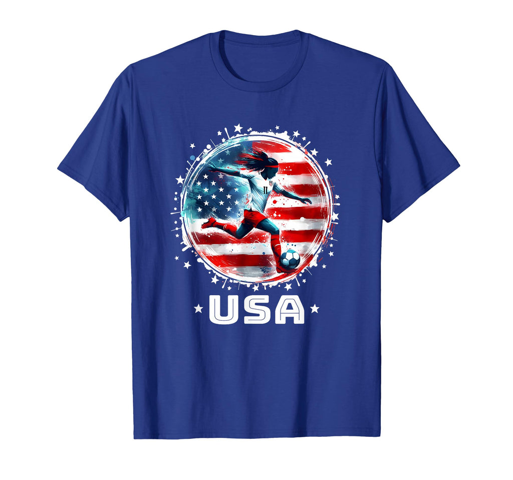 Soccer Mom American Flag Soccer Dad T-Shirt - Unique Graphic for Adults - T-Shirt, Sweatshirt, Hoodie
