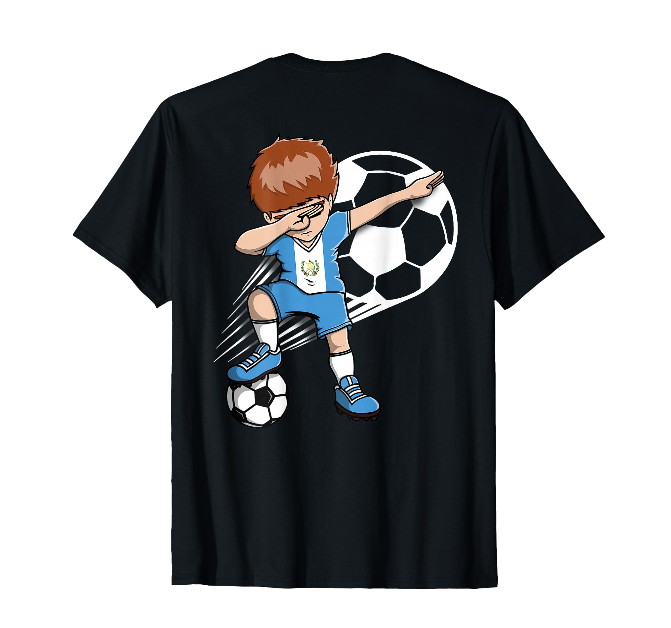 Dabbing Soccer Guatemala Jersey T-Shirt - Custom Art Print for Adults - T-Shirt, Sweatshirt, Hoodie