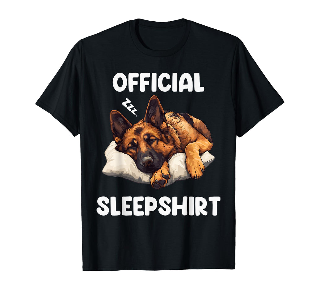 German Shepherd Sleepshirt Dog T-Shirt - Casual Everyday Wear Men Women - T-Shirt, Sweatshirt, Hoodie
