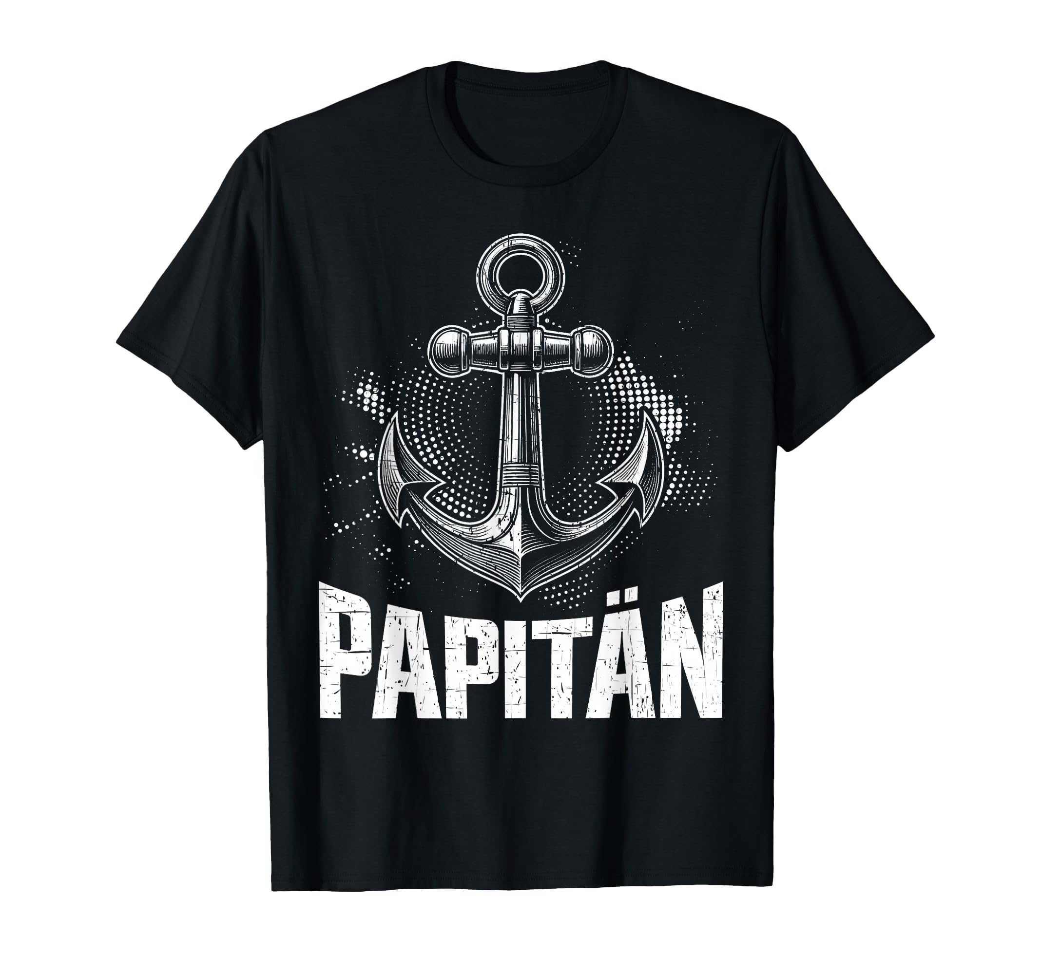 Papit N Funny Word Game Captain Dad T-Shirt - Casual Everyday Wear Unisex - T-Shirt, Sweatshirt, Hoodie