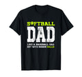 Softball Dad Pitcher Funny Distressed T-Shirt - Fun Novelty Design Unisex - T-Shirt, Sweatshirt, Hoodie