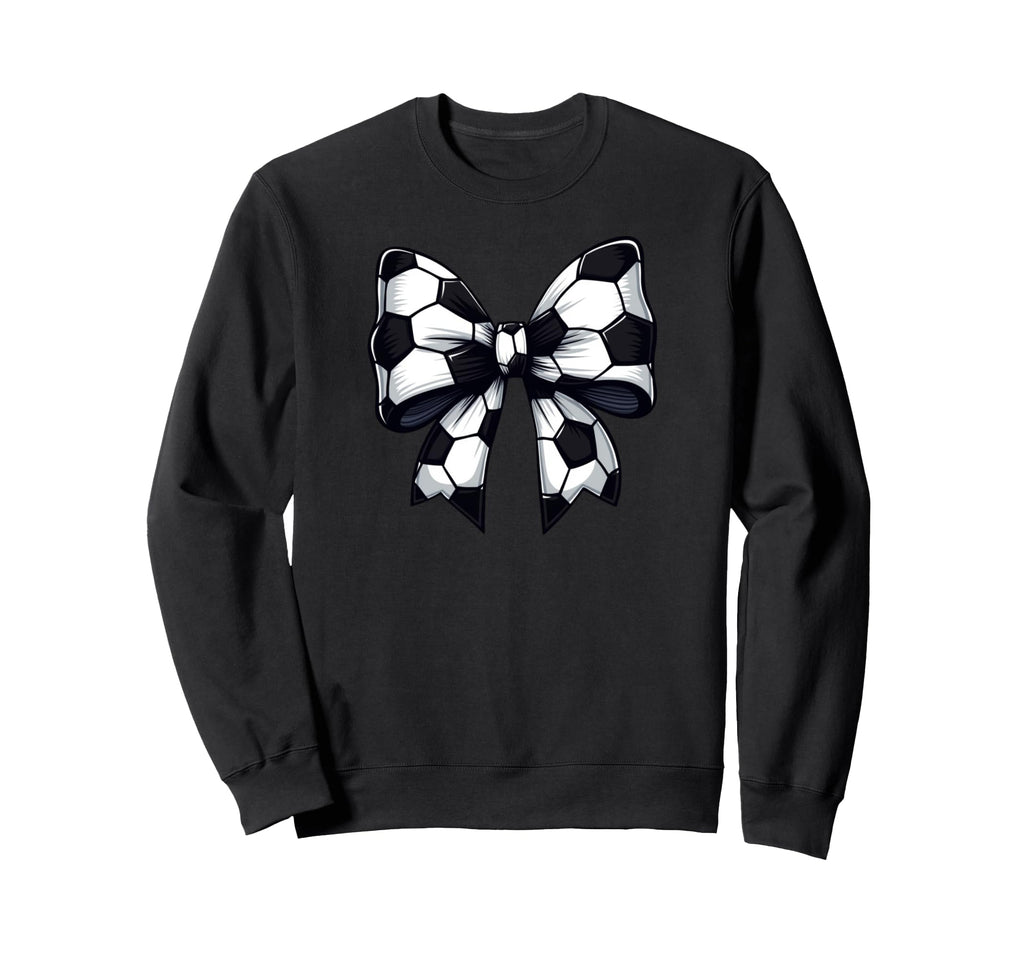 Soccer Coquette Bow Soccer Team Sweatshirt - Fun Novelty Design for Adults - T-Shirt, Sweatshirt, Hoodie