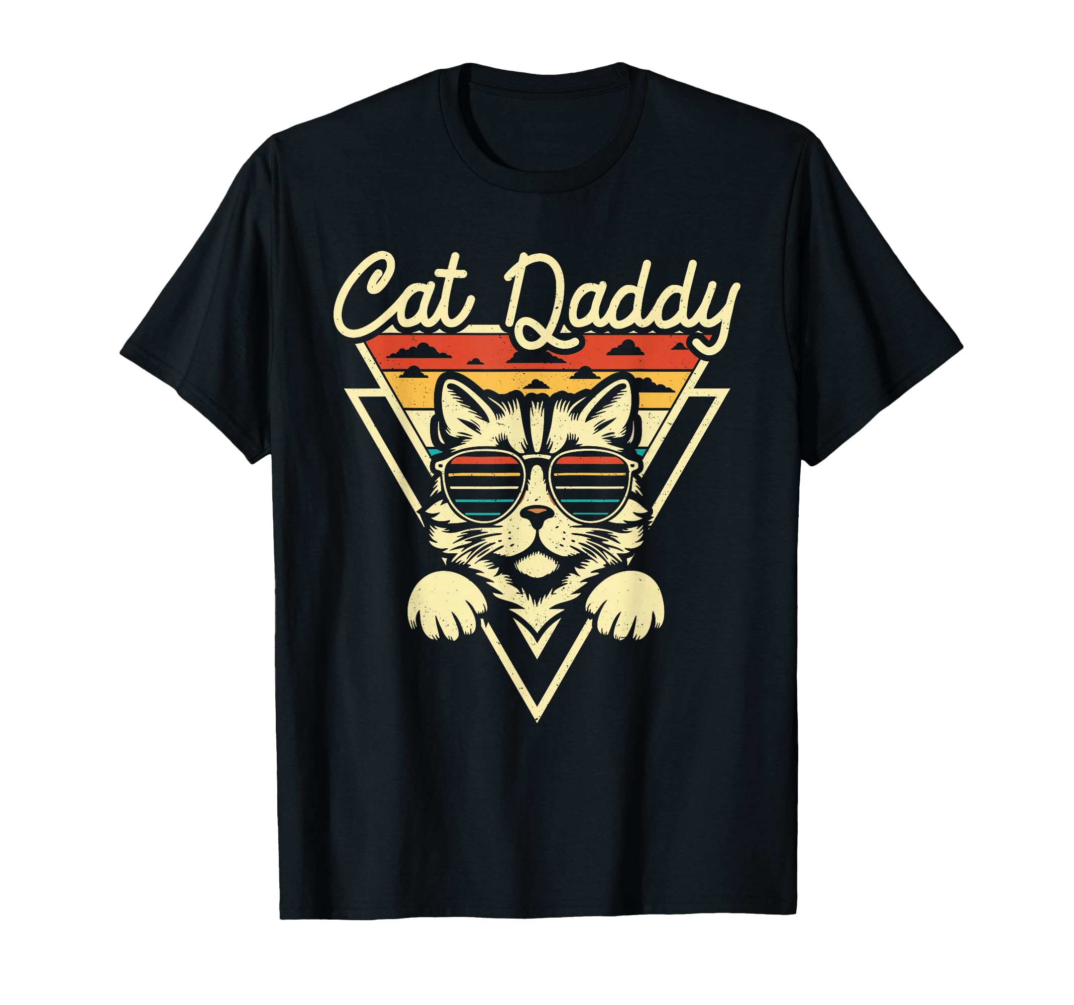 Cat Daddy Sunglasses Cat Fur Dad Papa T-Shirt - Streetwear Style Unisex - T-Shirt, Sweatshirt, Hoodie
