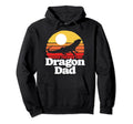 Bearded Dragon Dad 80S Sunset Hoodie - Casual Everyday Wear for Adults - T-Shirt, Sweatshirt, Hoodie