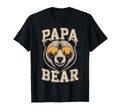 Papa Bear Sunset Forest Shades T-Shirt - Novelty Apparel Men Women - T-Shirt, Sweatshirt, Hoodie