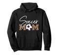 Soccer Mom Leopard Ball Hoodie - Unique Graphic Men Women - T-Shirt, Sweatshirt, Hoodie