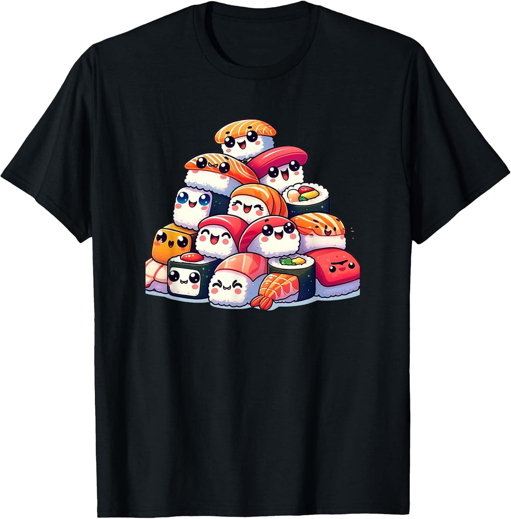 Kawaii Anime Sushi Kids Boys Girls - Adult & Kids T-Shirts, Sweatshirts & Hoodies apparel design preview 1