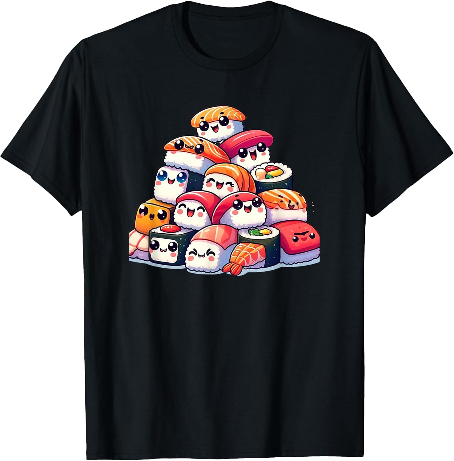 Kawaii Anime Sushi Kids Boys Girls - Adult & Kids T-Shirts, Sweatshirts & Hoodies apparel design preview 1