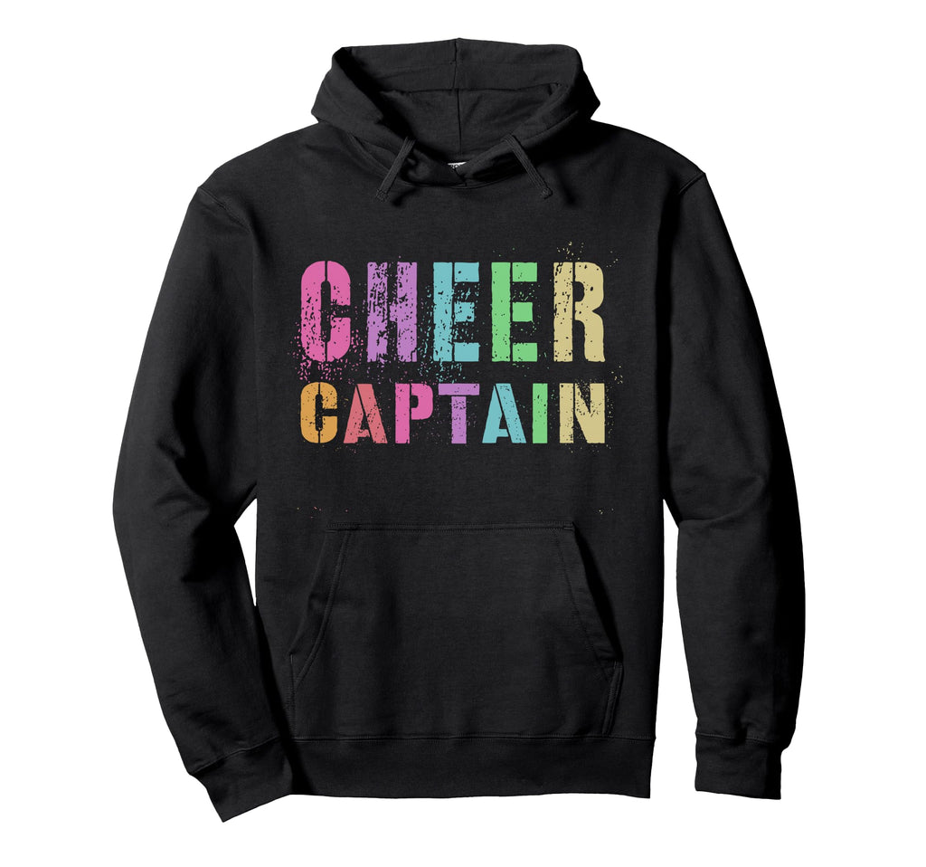 Cheer Captain Cheerleading Team Cheerleader Hoodie - Unique Graphic Unisex - T-Shirt, Sweatshirt, Hoodie