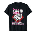 Just Who Loves Volleyball Volleyball T-Shirt - Custom Art Print for Adults - T-Shirt, Sweatshirt, Hoodie