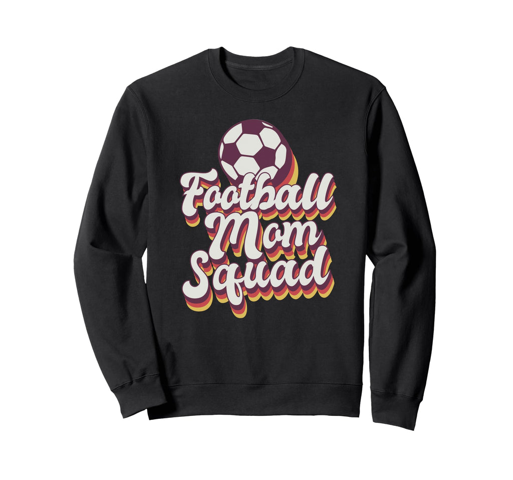 Football Mom Squad Soccer Game Day Sweatshirt - Minimalist Print Unisex - T-Shirt, Sweatshirt, Hoodie