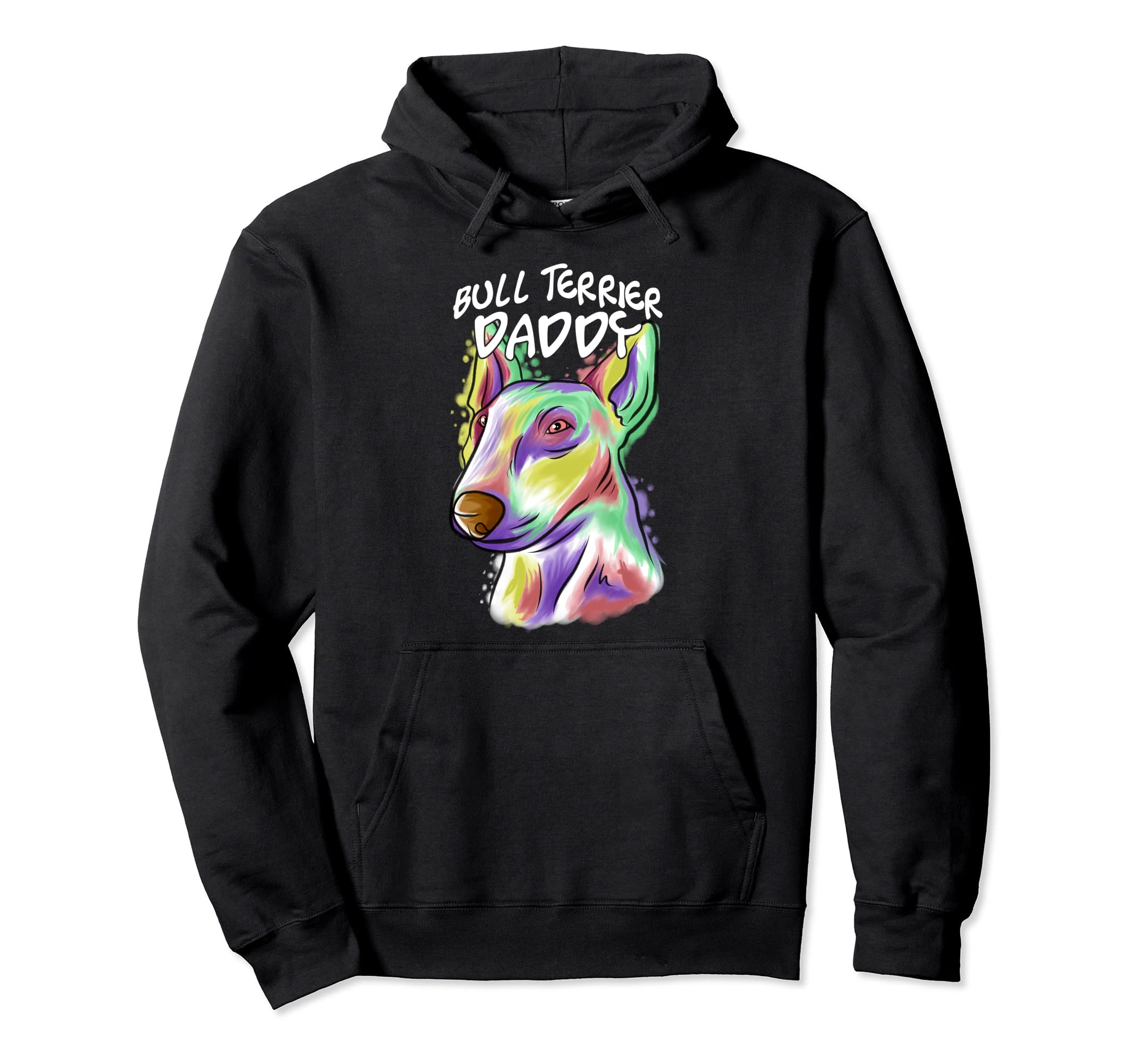 Colorful Pop Art Portrait Bull Hoodie - Streetwear Style for Adults - T-Shirt, Sweatshirt, Hoodie