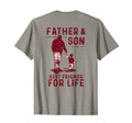 Father And Son Best Friends Life T-Shirt - Custom Art Print Men Women - T-Shirt, Sweatshirt, Hoodie