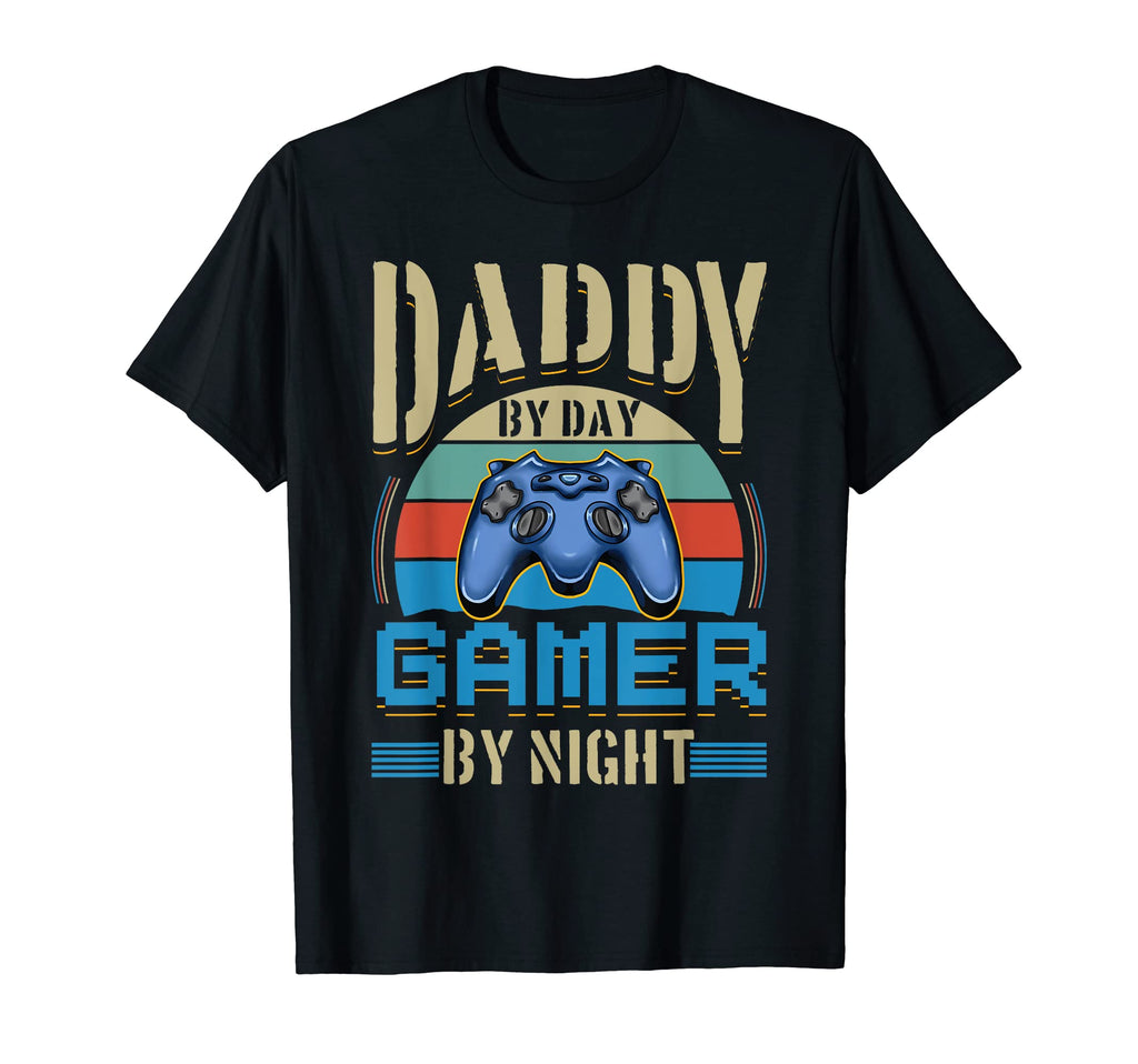 Fathers Day Daddy Day Gamer Night Dad T-Shirt - Minimalist Print Men Women - T-Shirt, Sweatshirt, Hoodie