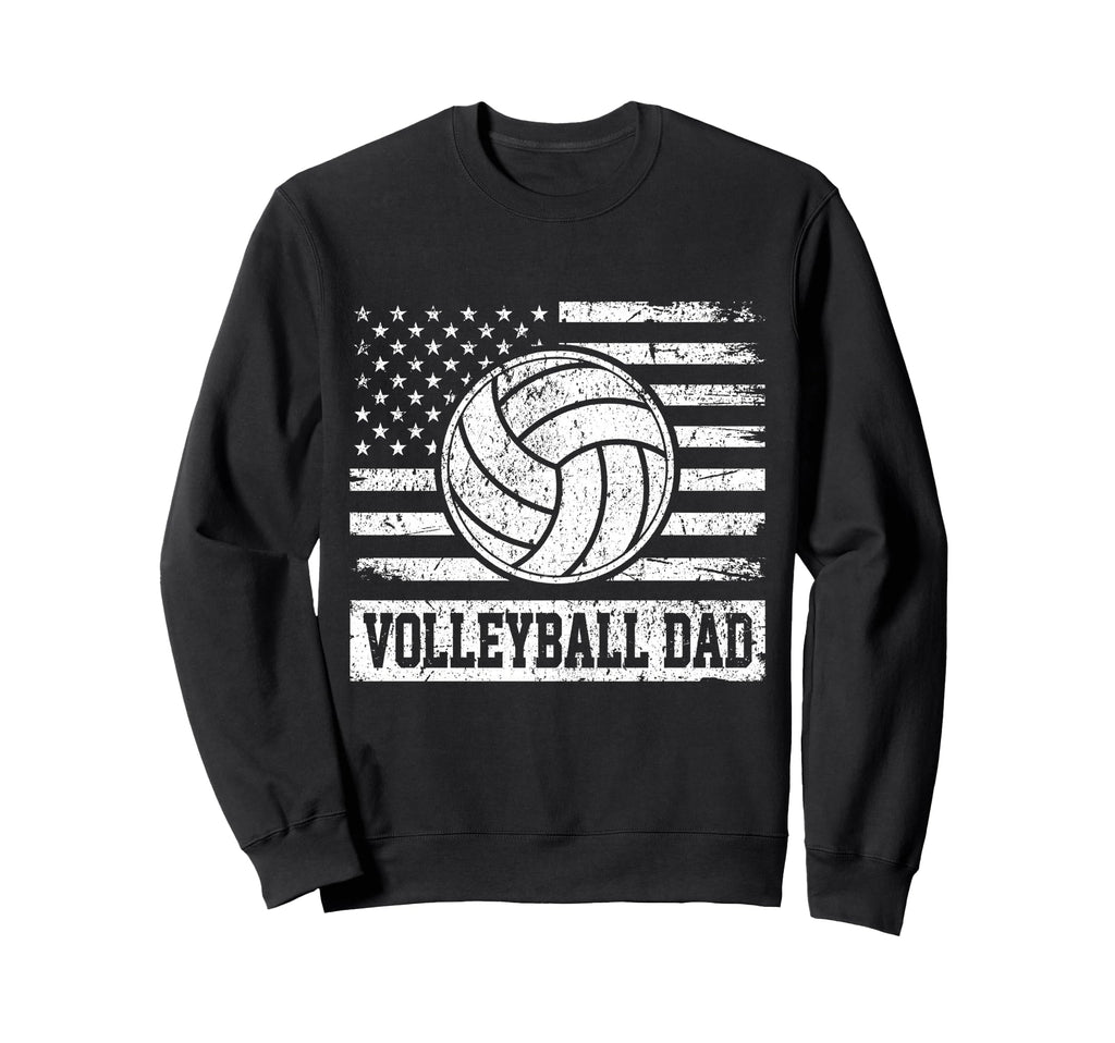 Fathers Day Daddy Papa Volleyball Sweatshirt - Trendy Graphic for Adults - T-Shirt, Sweatshirt, Hoodie