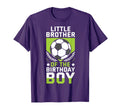 Little Brother Birthday Soccer Player T-Shirt - Minimalist Print Men Women - T-Shirt, Sweatshirt, Hoodie