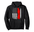 Usa Truck Driver American Flag Fathers Hoodie - Graphic Print Men Women - T-Shirt, Sweatshirt, Hoodie