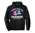 Gender Reveal Grandpa Hoodie - Minimalist Print Men Women - T-Shirt, Sweatshirt, Hoodie