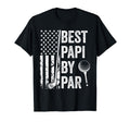 Best Papi Par Usa Flag Golf Fathers Day T-Shirt - Aesthetic Graphic Unisex - T-Shirt, Sweatshirt, Hoodie