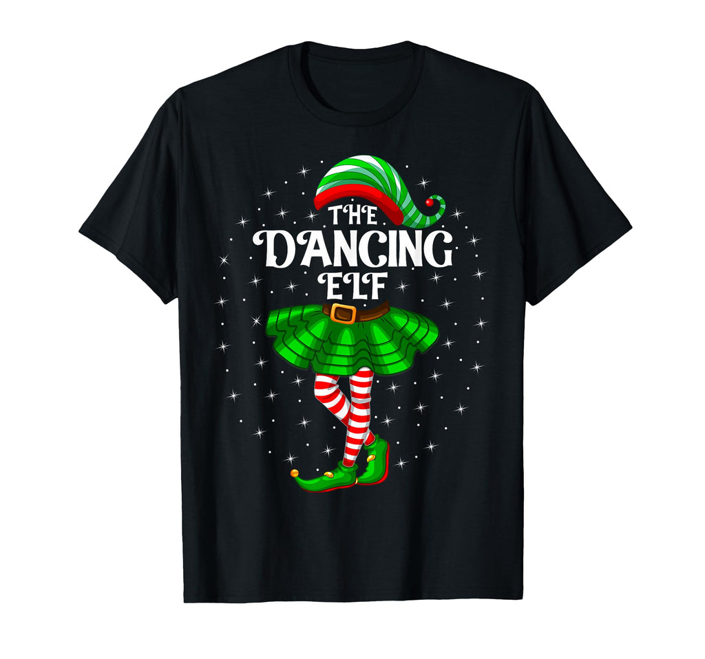 Dancing Elf Family Matching Dance T-Shirt - Graphic Print Unisex - T-Shirt, Sweatshirt, Hoodie