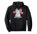 Valentines Day Cat Couple Girlfriend Hoodie - Streetwear Style for Adults - T-Shirt, Sweatshirt, Hoodie