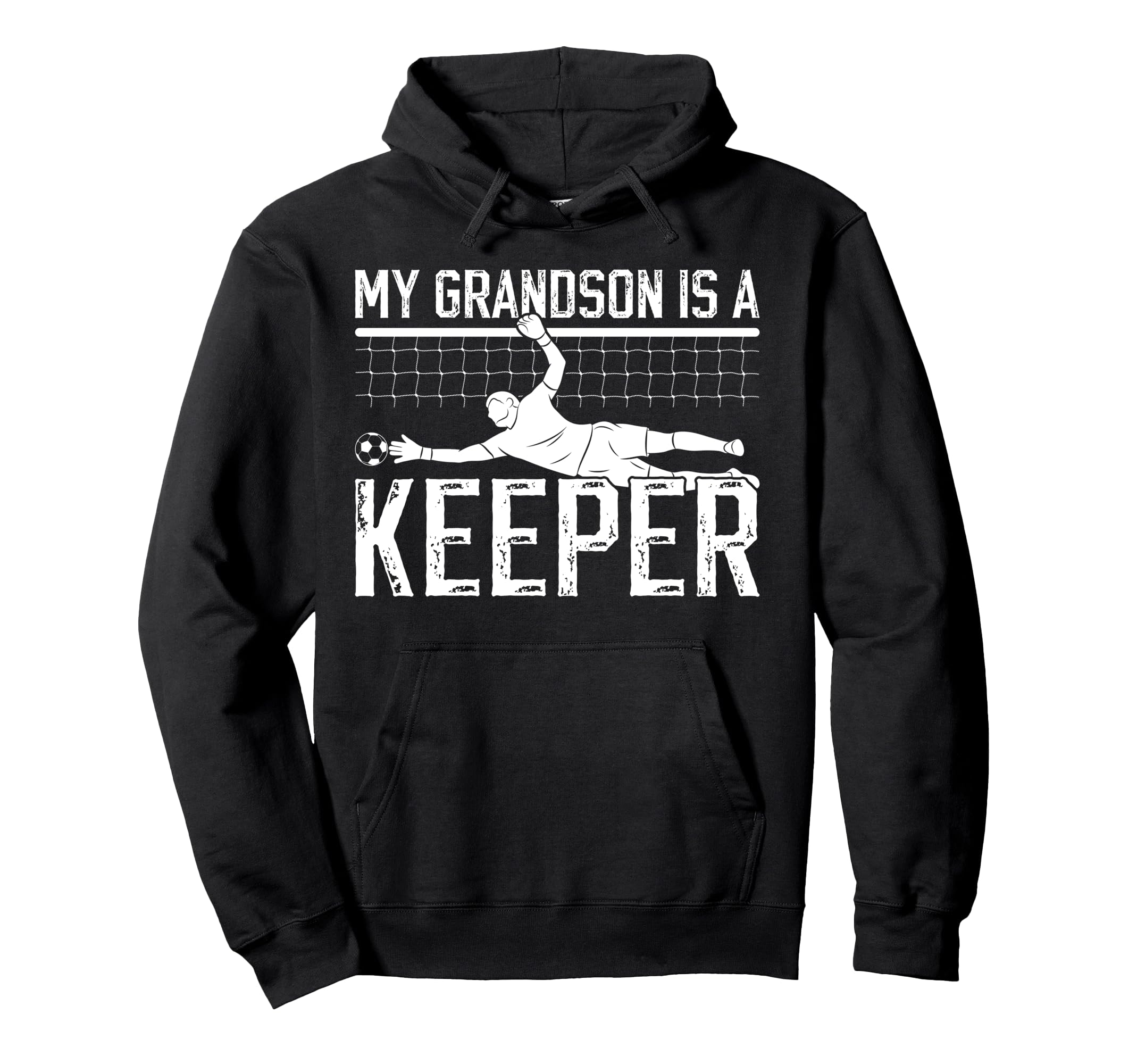 Proud Soccer Keeper Pops Soccer Goalie Hoodie - Minimalist Print Men Women - T-Shirt, Sweatshirt, Hoodie