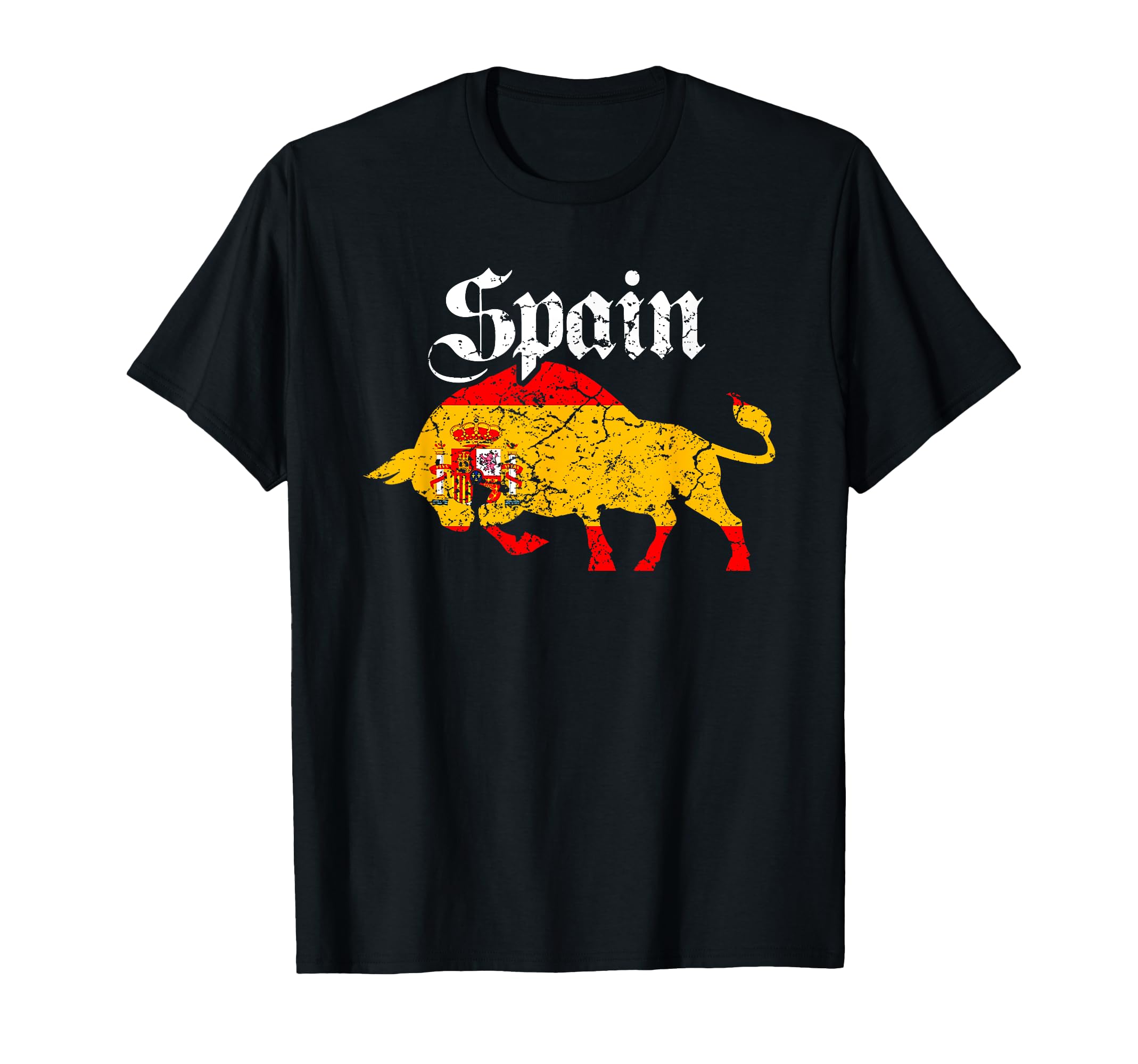 Spain Spanish Flag Bull Spaniard Madrid T-Shirt - Streetwear Style Unisex - T-Shirt, Sweatshirt, Hoodie